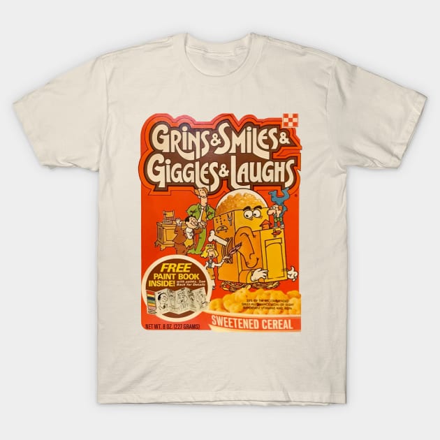 Grins & Smiles & Giggles & Laughs T-Shirt by offsetvinylfilm